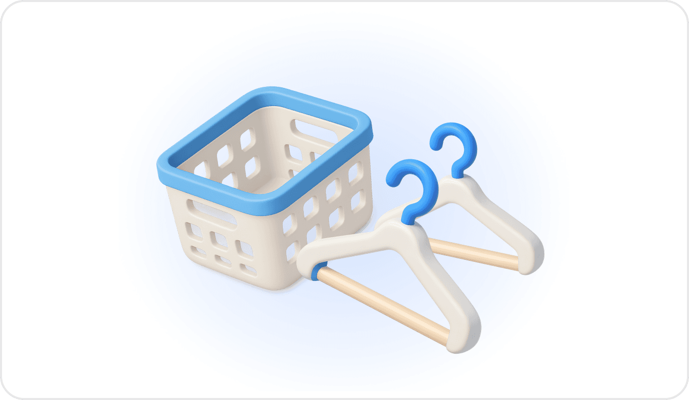 수납도구 및 추가 비용 결제 (필요시) 가이드 이미지